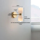 Axyaa Gold Copper Glass Ball LED Wall Light