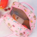 Axyaa Cartoon Kids Lunch Bag Waterproof Insulated Tote with Aluminum Film