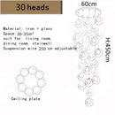 Axyaa Branch Chandelier for Living Room Staircase, Simple Bar Pendant Light for Shop Duplex Floor