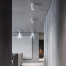 Axyaa Nordic Industrial Gray LED Tube Ceiling Lamps