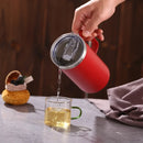Axyaa Stainless Steel Vacuum Cup with Lid, Double-layer 24oz Mug