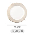 Axyaa Ceramic Internet Celebrity Plate Set for Home, Phnom Penh Tableware Steak - Nordic Style