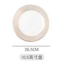 Axyaa Ceramic Internet Celebrity Plate Set for Home, Phnom Penh Tableware Steak - Nordic Style