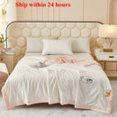Axyaa Cotton Summer Cool Quilt | Single Size | Machine Washable | All-Season Universal