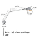 Axyaa Metal Straw Hat LED Wall Lamp with Rotatable Light, Bedroom Study Reading E27 Switch, Adjustable Lighting