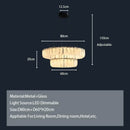 Axyaa Luxury Glass Chandelier for Elegant Living & Dining Spaces