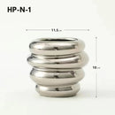 Axyaa Ceramic Green Plant Flowerpot Wind Silver Vase Desktop Decoration