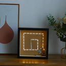 Axyaa Minimalist Luminous Lighting Painting for Bedroom - Three Color Dimming
