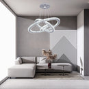 Axyaa Crystal Luxury Pendant Lights with Remote Control - Smart Hanging Chandelier for Home