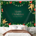 Axyaa Christmas Tapestry: Festive Holiday Party Decoration for Home Living Room Bed
