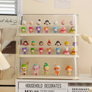 Axyaa Acrylic Dolls Display Box for Small Action Figures - Dustproof Stand Cabinet