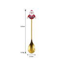 Axyaa Stainless Steel Christmas Dessert Set - Creative Cartoon Cutlery