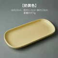 Axyaa Square Dessert Sushi Plate Set for Household Tea Time