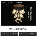 Axyaa Large Crystal Chandelier for Luxury Home Decor, Modern Hanging Lamp for Living Room