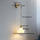 Axyaa Moon LED Wall Light Fixture Adjustable Nordic Modern Bedside Lamp