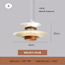 Axyaa Retro Disc Pendant Lamp for Dining Room, Bar Counter, and Study