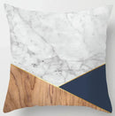 Axyaa Geometric Pattern Plush Cushion Cover for Home Decor 45x45cm