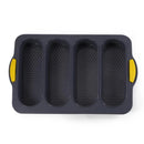 Silicone Baguette Bake Tray Mold by Axyaa for Restaurant-Quality Baking
