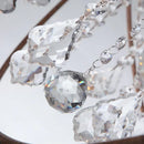 Axyaa Crystal Chandelier: Mid Century Birdcage LED Globe Lighting