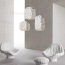 Axyaa Nordic Block LED Pendant Lights - High Polymer Design for Home Decor