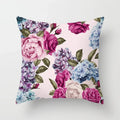 Axyaa Flower Butterfly Pattern Cushion Cover - Sofa Decoration Pillowcase