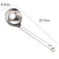Axyaa Stainless Steel Ramen Soup Ladle Long Handle Cutlery Kitchen Utensil