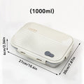 Axyaa Stainless Steel Bento Lunch Box with Lid - Durable Food Container