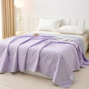 Axyaa Cool Silk Solid Color Summer Quilt - Comfortable & Breathable Single Bedding