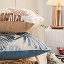 Axyaa Leaf Jacquard Couch Pillow Cover