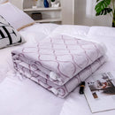 Axyaa Cloud Net Wave Coral Fleece Blanket: Soft, Warm Sofa Comfort for All Seasons