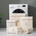 Axyaa Laundry Bag for Dirty Clothes: Thick and Durable Clothes Organizer for Washing Machine and Bathroom