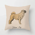 Axyaa Cartoon Animal Design Pillowcase 45*45cm