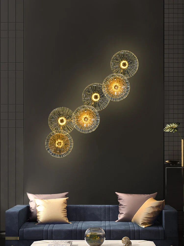 Axyaa Round LED Wall Lamp for Bedroom and Corridor Lighting