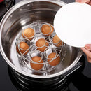 Axyaa Double-Layer Egg Steamer Rack & Air Fryer Pressure Cooker Steaming Stand