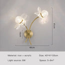 Axyaa LED Flower Wall Lamp for Bedroom Dining Room Living Room Decor