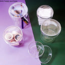 Axya Glass Jar Storage Tank Candy Jars Cotton Swab Box Organizer Jar