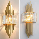 Axyaa Luxury Crystal Wall Lamp for Living Room and Bedroom Night Lighting