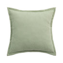 Axyaa Green Black Line Embroidery Pillow Cover for Modern Home Decor