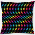 Rainbow Square Pillowcase by Axyaa: Home & Car Decor Accent