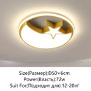 Axyaa LED Ceiling Light: Modern Minimalist Bedroom Chandelier for Living Room, Children's Room