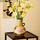 Ceramic Hydroponic Vase by Axyaa: Unique Single Ear Artistic Flower Vase Dried Flower Crafts