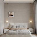 Axyaa White Glass LED Pendant Light with Adjustable Wire, Foyer Chandelier