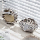 Axya Ceramic Soap Dish Shelf Holder with Drain Rack for Bathroom Accessories