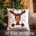Axyaa Christmas Animal Pattern Cushion Covers for Sofa, Bedroom, Car