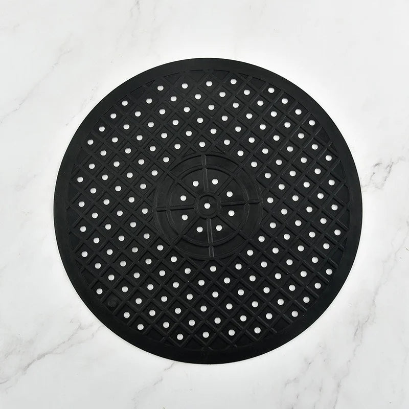 Axyaa Rubber Drain Pad Kitchen Sink Mat Non Slip Heat Insulation Square Rectangle