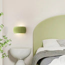 Axyaa French Cream Pumpkin Wall Lamp Green Nordic LED Sconce