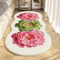 Axyaa Chinese Style Floral Carpets: Colorful, Soft, Plush Rug for Living Room & Bedroom