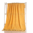 Axyaa Bamboo Fiber Towels Set: Luxury Bath Towels for Adults, Thick & Absorbent