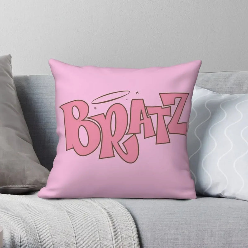 Axyaa Bratz Angelz Anime Cushion Cover for Home Decor, Party, Car, and Sofa