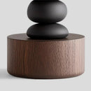 Axyaa Wood Fabric LED Table Lamp: Nordic Style Luxury Home Decor for Study, Bedroom Desk